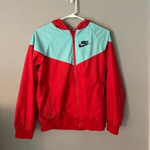 Boys Youth Large Nike zip-up windbreaker jacket